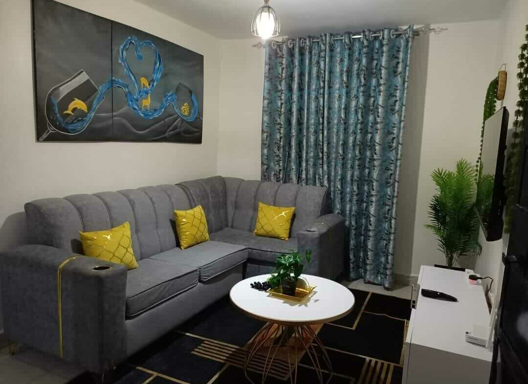One-bedroom Airbnb in Thika town with secure parking inside