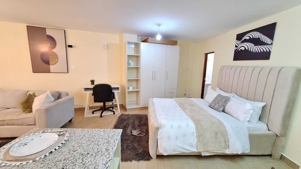Spacious Ruaka Airbnb Studio with Fast WiFi & Parking