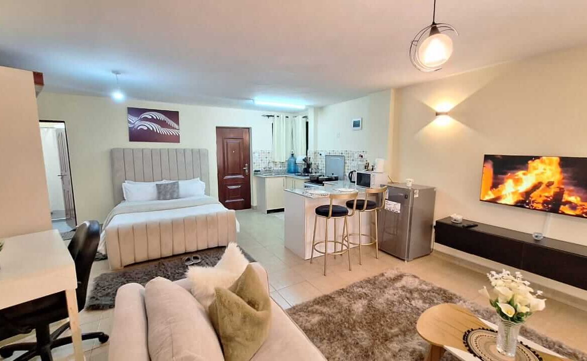 Spacious Ruaka Airbnb Studio with Fast WiFi & Parking